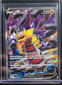 Giratina V - Pokemon Lost Origin FULL ART Holo Foil Ultra Rare #185/196