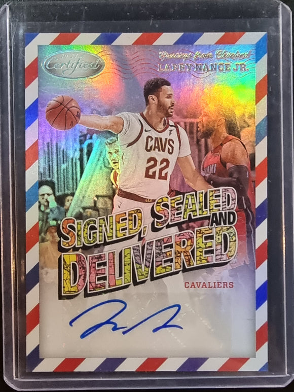 Larry Nance Jr. - 2020-21 Panini Certified Signed Sealed and Delivered Auto #SSD-LNJ