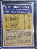 O.J. Simpson - 1974 Topps Record Breaker #1 (EX-EXMINT)