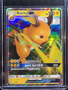 Raichu GX - Pokemon Hidden Fates Holo Foil Ultra Rare #20/68