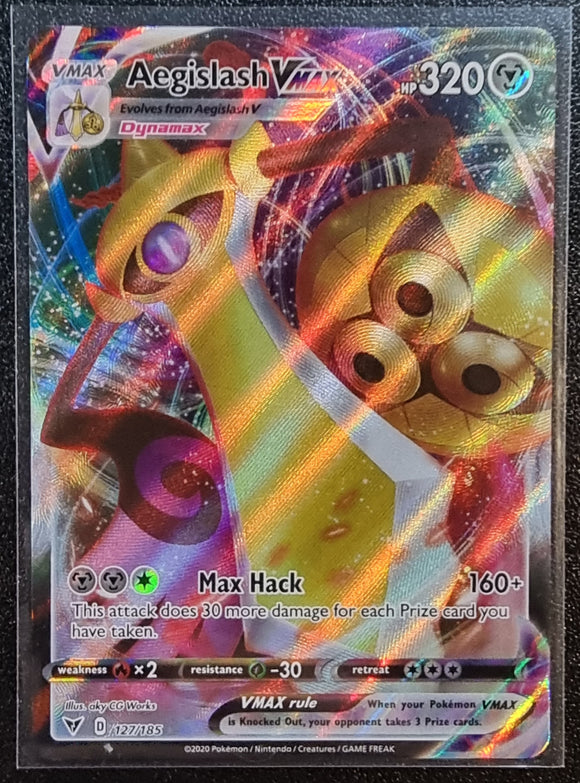 Aegislash VMAX - Pokemon Vivid Voltage Holo Foil Ultra Rare #127/185