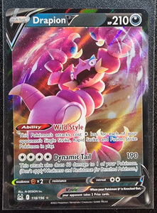 Drapion V - Pokemon Lost Origin Holo Foil Ultra Rare #118/196