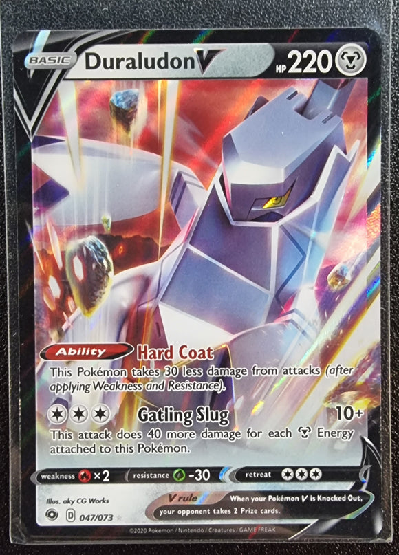 Duraludon V - Pokemon Champion's Path Holo Foil Ultra Rare #047/073