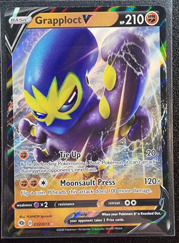 Grapploct V - Pokemon Champion's Path Holo Foil Ultra Rare #032/073