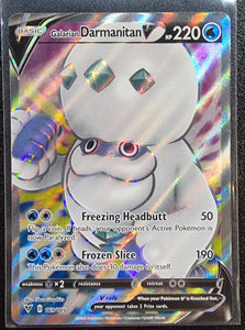 Galarian Darmanitan V - Pokemon Vivid Voltage FULL ART Holo Ultra Rare #169/185