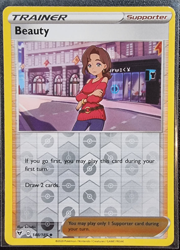 Beauty Trainer - Pokemon Vivid Voltage Reverse Holo Foil Uncommon #148/185