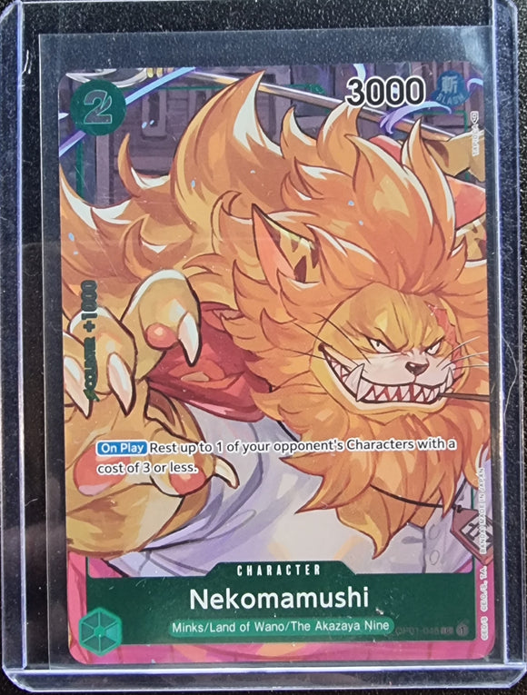 Nekomamushi OP01-048 C One Piece TCG Romance Dawn English Box Topper Alt Art Foil