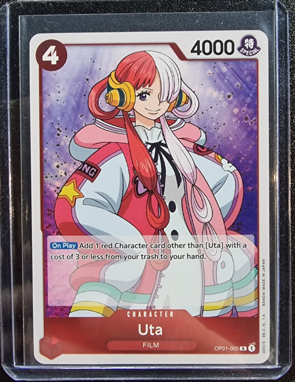 Uta OP01-005 R One Piece TCG Romance Dawn English Foil