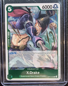 X.Drake OP01-054 R One Piece TCG Romance Dawn English Foil