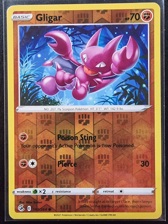 Gigar - Pokemon Fusion Strike Reverse Holo Foil Common #140/264