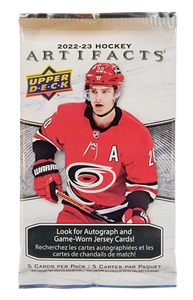 2022-23 Upper Deck Artifacts NHL Hockey cards - Retail Pack