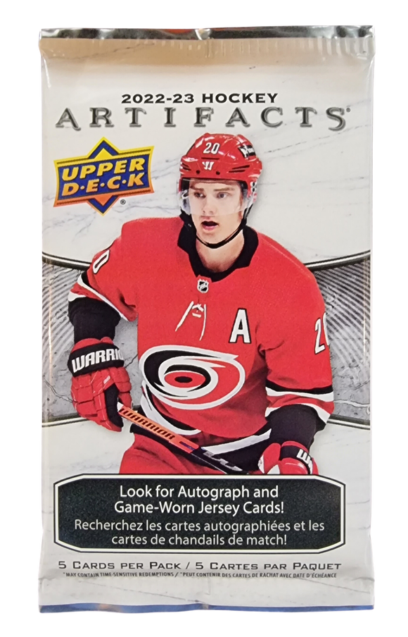 2022-23 Upper Deck Artifacts NHL Hockey cards - Retail Pack