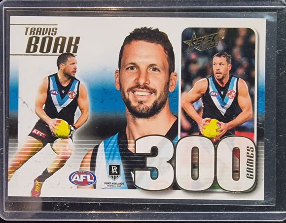 Travis Boak - 2023 Select Footy Stars AFL 300 GAMES Case Card CC93 #254