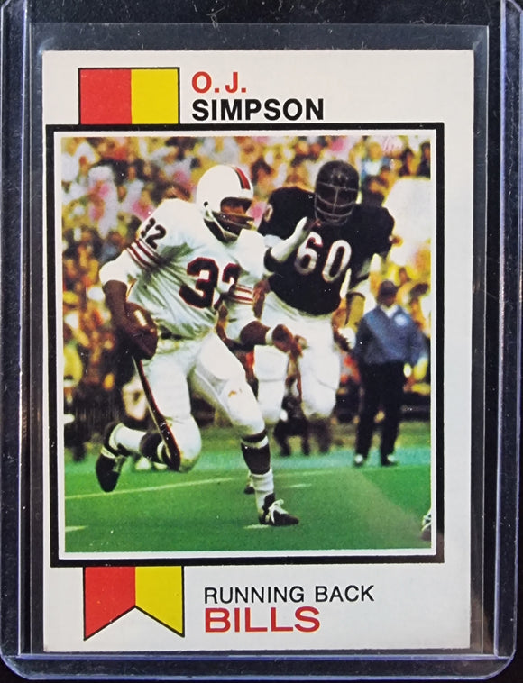 O.J. Simpson - 1973 Topps #500 (EX-EXMINT)