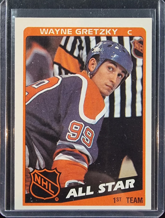 Wayne Gretzky  - 1984-85 Topps Record Breaker #154 (VG-VGEX)