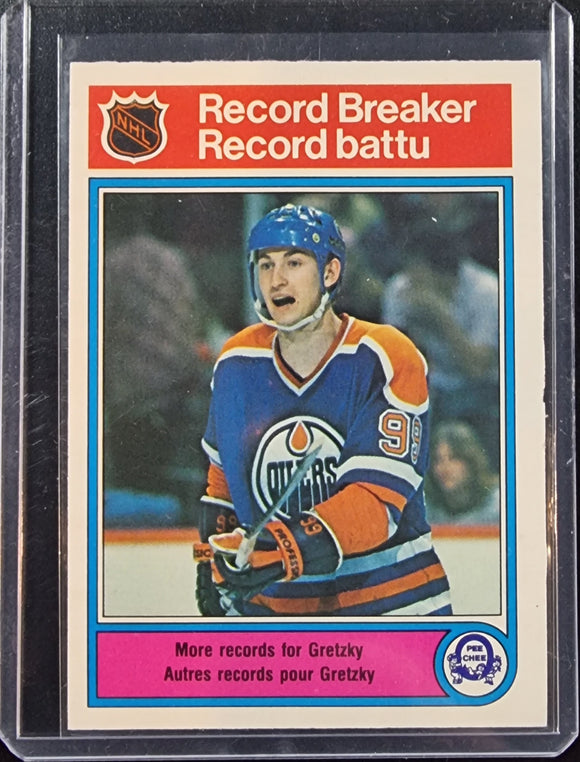 Wayne Gretzky  - 1982-83 O-Pee-Chee  Record Breaker #1 (VG-VGEX)