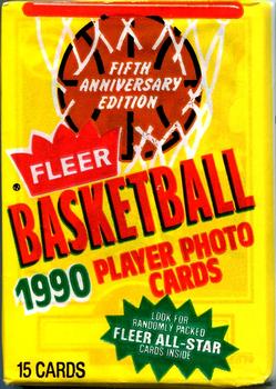 1990-91 Fleer NBA Basketball cards - Retail Pack