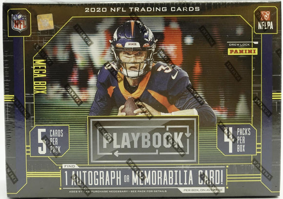 2020 Panini Playbook NFL Football cards - Mega Box (Purple)