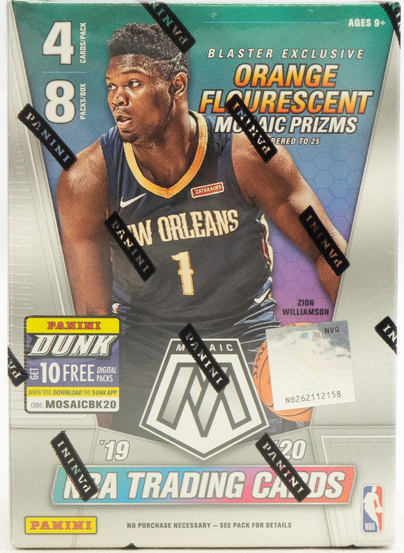 2019-20 Panini Mosaic NBA Basketball cards - Blaster Box