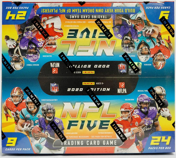 2020 Panini NFL Five Football Trading Card Game Booster Box