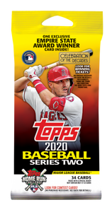 2020 Topps Series 2 MLB Baseball - Cello/Fat/Value Pack