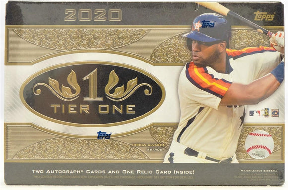 2020 Topps Tier One MLB Baseball - Hobby Box