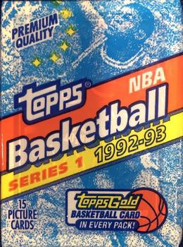 1992-93 Topps Series 1 NBA Basketball - Hobby Pack