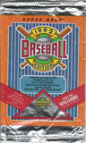 1992 Upper Deck (Low #) MLB Baseball cards - Hobby Pack