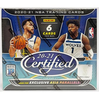 2020-21 Panini Certified NBA Basketball cards - TMALL Box