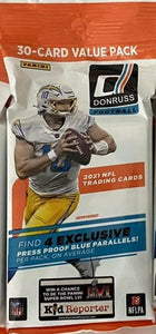 2021 Panini Donruss NFL Football - Cello/Fat/Value Pack