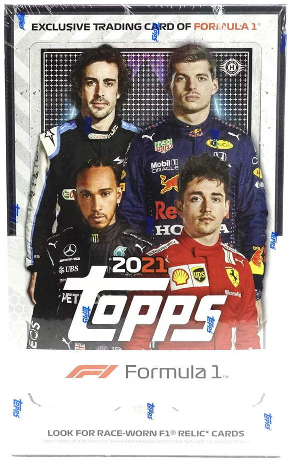 2021 Topps Formula One (F1) Racing Trading Cards - Hobby Box