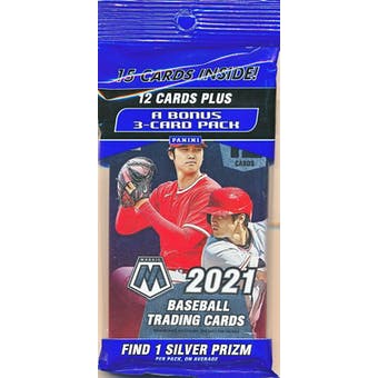 2021 Panini Mosaic MLB Baseball - Cello/Fat/Value Pack
