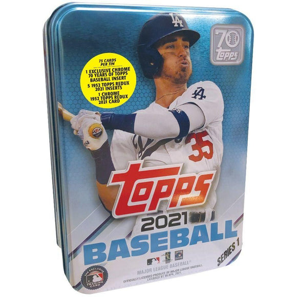 2021 Topps Series 1 MLB Baseball cards - Tin Box