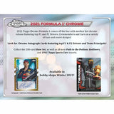2021 Topps Chrome Formula 1 (F1) Racing Trading Cards - Hobby LITE Box