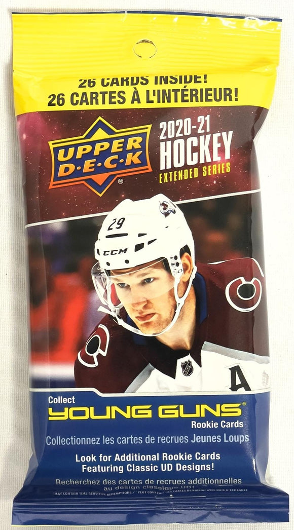 2020-21 Upper Deck Extended Series NHL Hockey - Cello/Fat/Value Pack