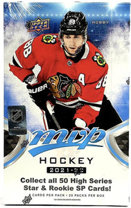 2021-22 Upper Deck MVP NHL Hockey - Hobby Box