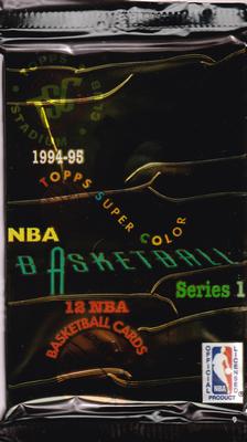 1994-95 Topps Stadium Club Series 1 NBA Basketball - Hobby Pack