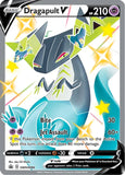 Dragapult V - Pokemon Sword & Shield Black FULL ART Star Promo Holo Foil #SWSH096