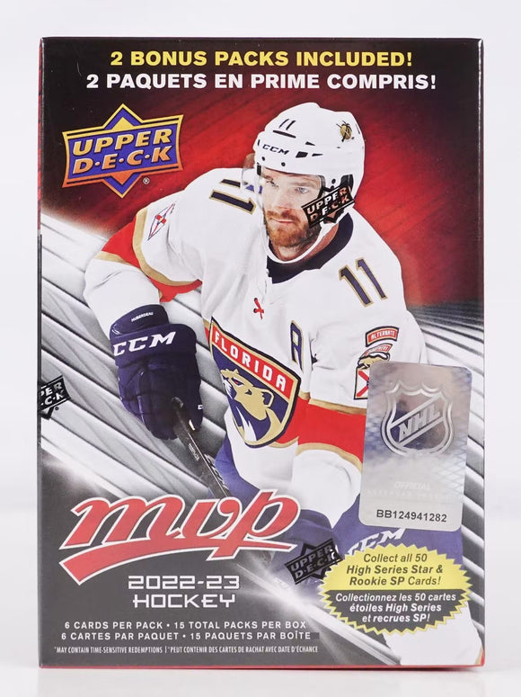 2022-23 Upper Deck MVP NHL Hockey - Blaster Box