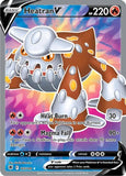 Heatran V - Pokemon Astral Radiance FULL ART Holo Foil Ultra Rare #165/189