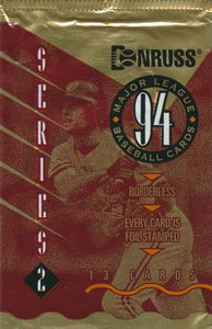 1994 Donruss Series 2 MLB Baseball - Retail Pack