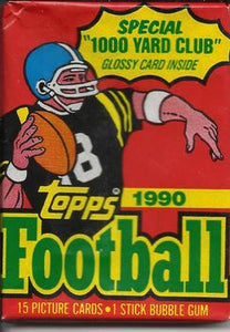 1990 Topps NFL Football cards - Hobby Pack