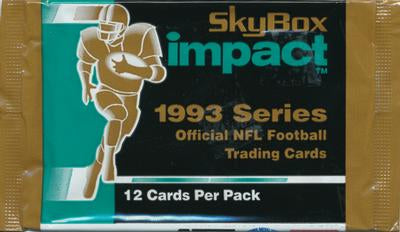 1993 Skybox Impact NFL Football - Retail Pack