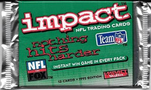1995 Skybox Impact NFL Football - Retail Pack