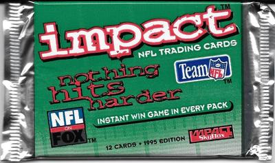 1995 Skybox Impact NFL Football - Retail Pack