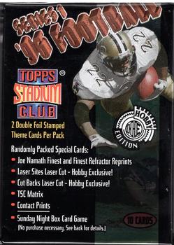 1996 Topps Stadium Club Series 1 NFL Football - Hobby Pack