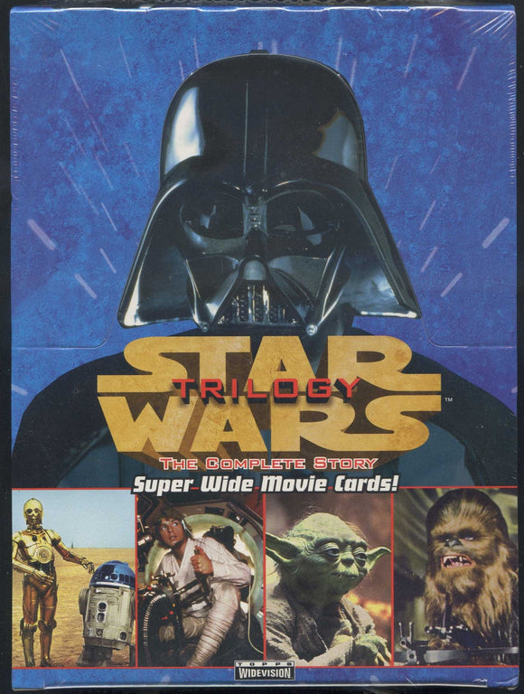 Topps Star Wars Trilogy The Complete Story Super Wide cards (1997) - Hobby Box