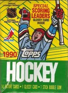 1990-91 Topps NHL Hockey cards - Retail Pack