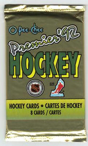 1991-92 O-Pee-Chee Premier NHL Hockey - Retail Pack
