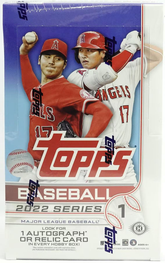 2022 Topps Series 1 MLB Baseball cards - Hobby Box